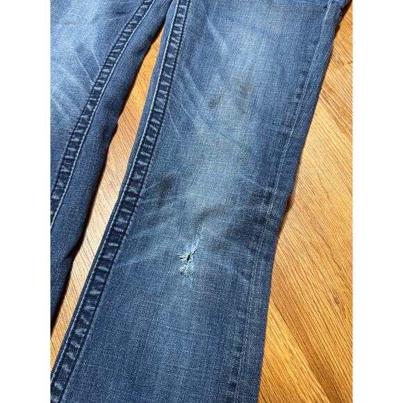 Miss Me JE5305B3 Boot Bootcut Jeans Studs Embroidered Bling Jeans Size 26 EB - Picture 5 of 6